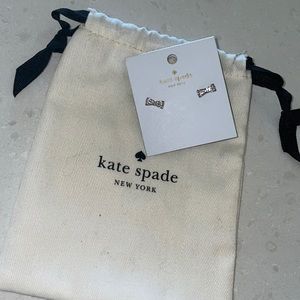 Kate Spade bow tie earrings
